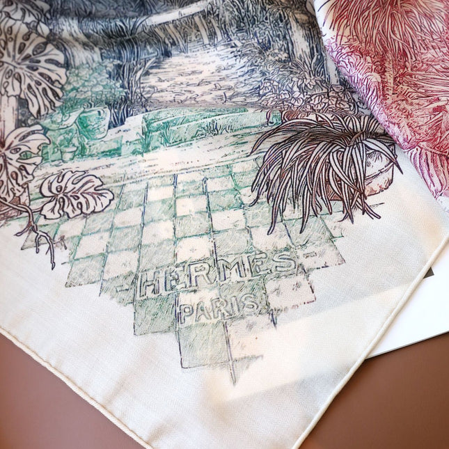 SCARF 140 IN COLORFUL SILK