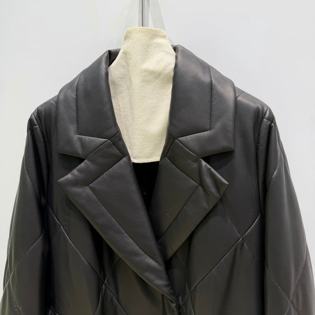 MAX MARA 25S QUILTED LONG COAT 030
