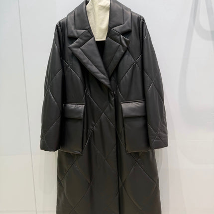 MAX MARA 25S QUILTED LONG COAT 030