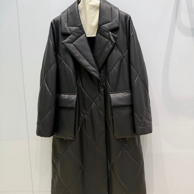 MAX MARA 25S QUILTED LONG COAT 030