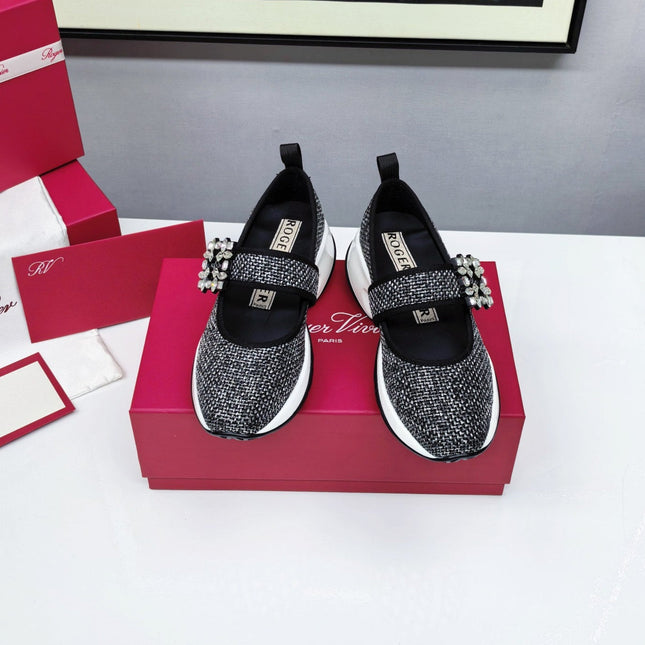 VIV' RUN BABIES SNEAKERS IN BLACK LUREX