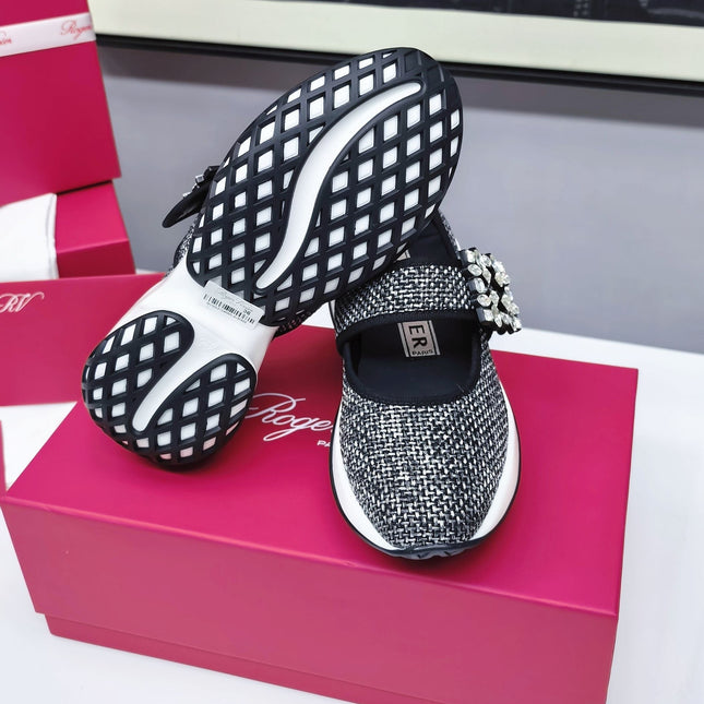 VIV' RUN BABIES SNEAKERS IN BLACK LUREX