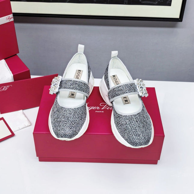 VIV' RUN BABIES SNEAKERS IN SILVER LUREX