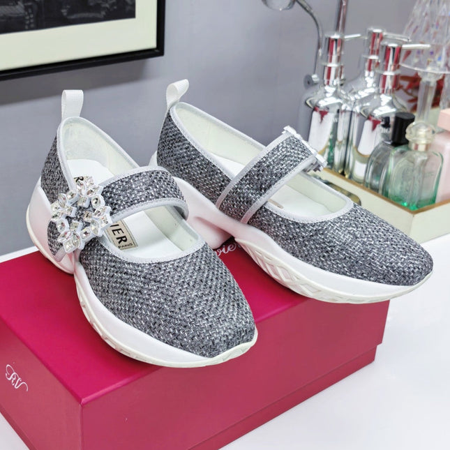 VIV' RUN BABIES SNEAKERS IN SILVER LUREX
