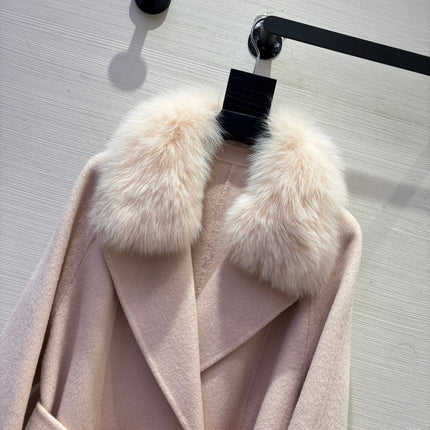 MAX MARA 25S DOUBLE-FACED CASHMERE COAT 056