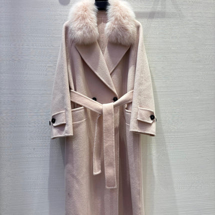 MAX MARA 25S DOUBLE-FACED CASHMERE COAT 056