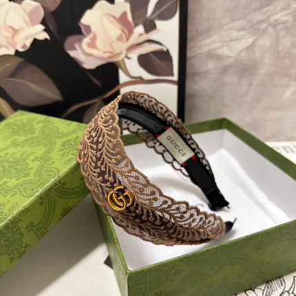 HAIRBAND IN BROWN LACE 295829