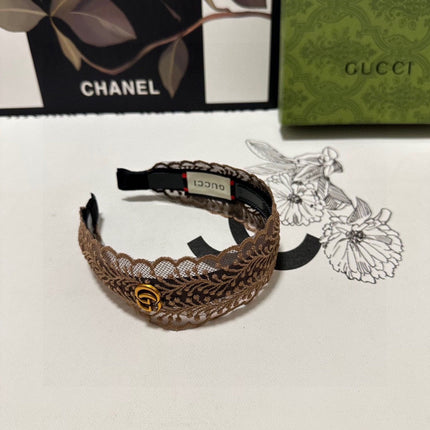 HAIRBAND IN BROWN LACE 295829