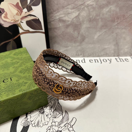 HAIRBAND IN BROWN LACE 295829