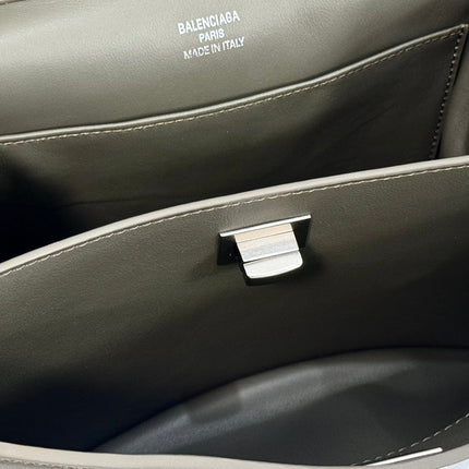 RODEO MINI BAG 22 IN KHAKI GREEN SMOOTH CALFSKIN SILVER HARDWARE