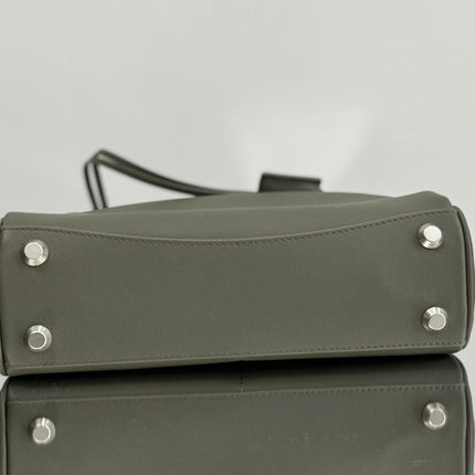 RODEO SMALL BAG 29 IN KHAKI GREEN SMOOTH CALFSKIN SILVER HARDWARE