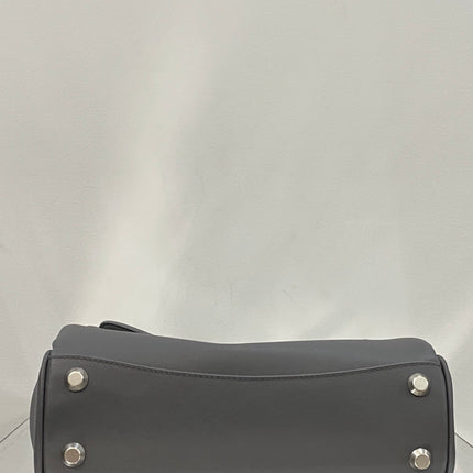 RODEO SMALL BAG 29 IN GREY SMOOTH CALFSKIN SILVER HARDWARE