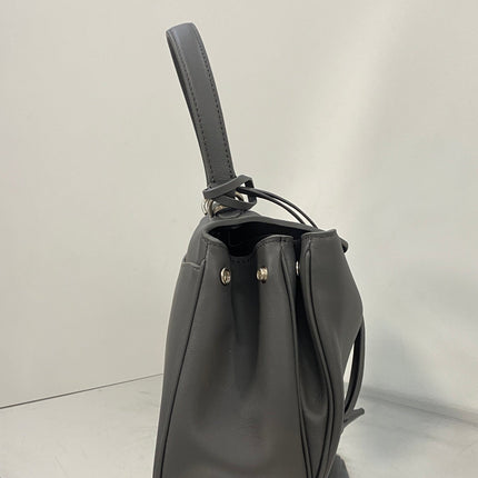 RODEO SMALL BAG 29 IN GREY SMOOTH CALFSKIN SILVER HARDWARE