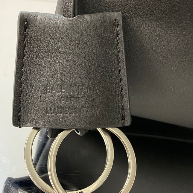 RODEO MINI BAG 22 IN GREY SMOOTH CALFSKIN SILVER HARDWARE