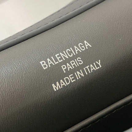 RODEO MINI BAG 22 IN GREY SMOOTH CALFSKIN SILVER HARDWARE