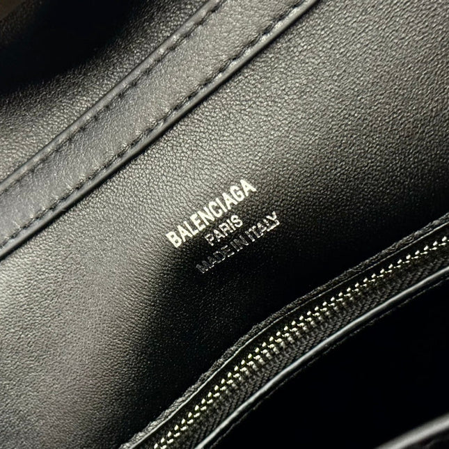 RODEO MINI BAG 22 IN BLACK SMOOTH CALFSKIN SILVER HARDWARE