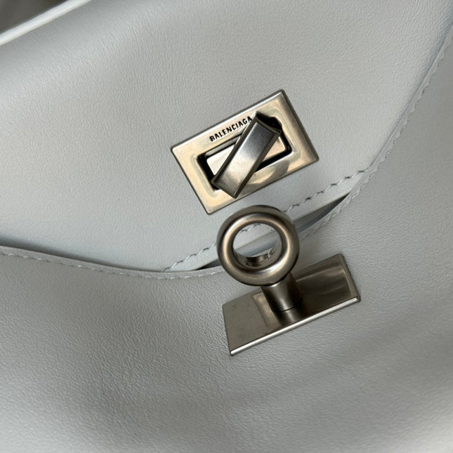 RODEO MINI BAG 22 IN WHITE SMOOTH CALFSKIN SILVER HARDWARE