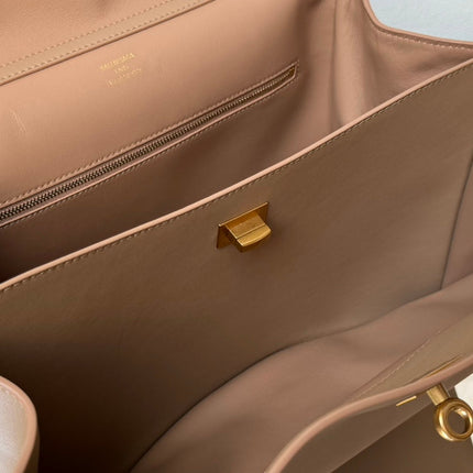 RODEO MEDIUM BAG 35 IN CAMEL BEIGE SMOOTH CALFSKIN GOLD HARDWARE