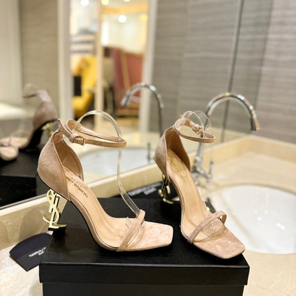 SL OPYUM SANDALS 105 CAMEL SUEDE