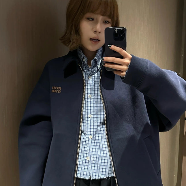 MIUMIU ZIP-UP FLEECE JACKET STYLE 10