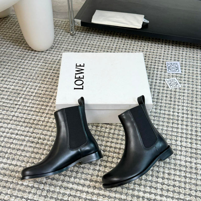 LW CAMPO CHELSEA BOOT BLACK CALFSKIN