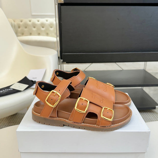 MINO SANDAL IN BRONZE BROWN CALFSKIN