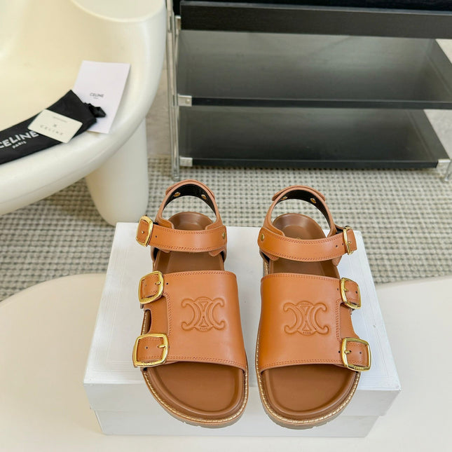 MINO SANDAL IN BRONZE BROWN CALFSKIN