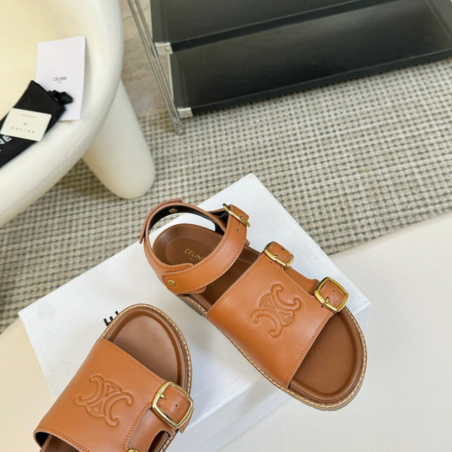 MINO SANDAL IN BRONZE BROWN CALFSKIN