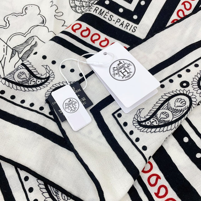 TATOUAGES MARINS BANDANA SHAWL 135 CM COLORFUL 385442