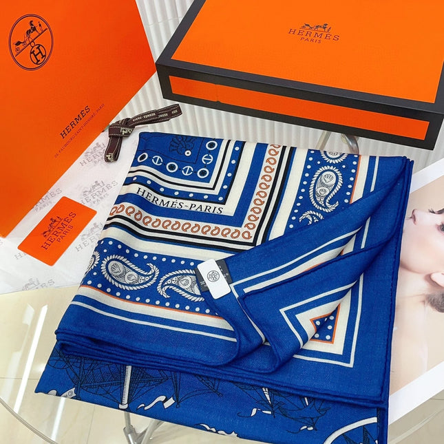 TATOUAGES MARINS BANDANA SHAWL 135 CM COLORFUL 385443