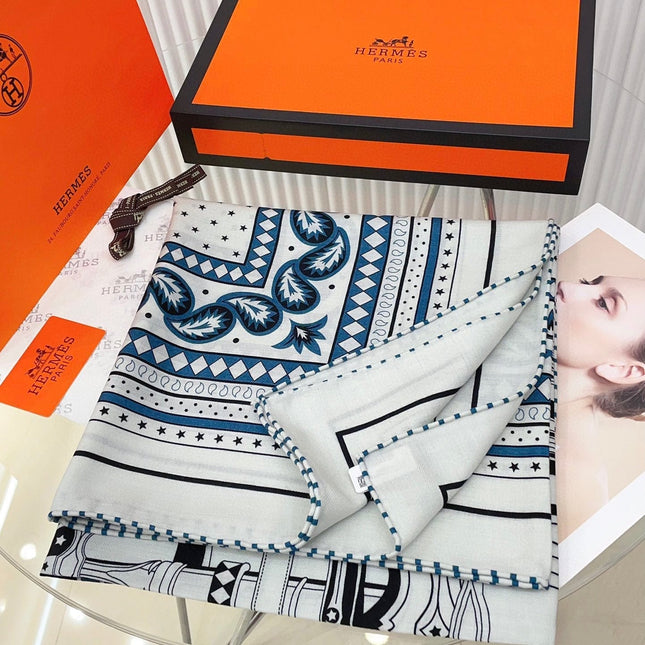 LES ROUES DE PHAETON BANDANA SHAWL 140 CM COLORFUL 385447