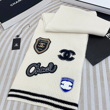 SCARF 180 CM IN WHITE PURE CASHMERE WITH STICKER 389997