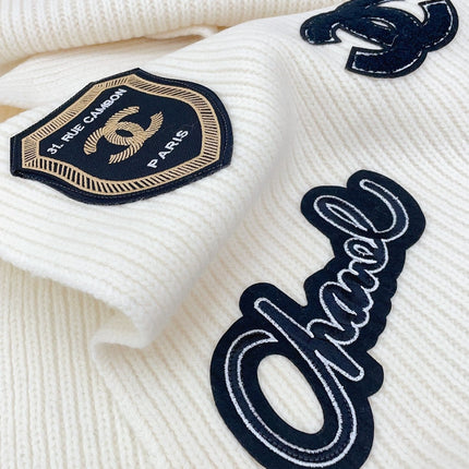 SCARF 180 CM IN WHITE PURE CASHMERE WITH STICKER 389997