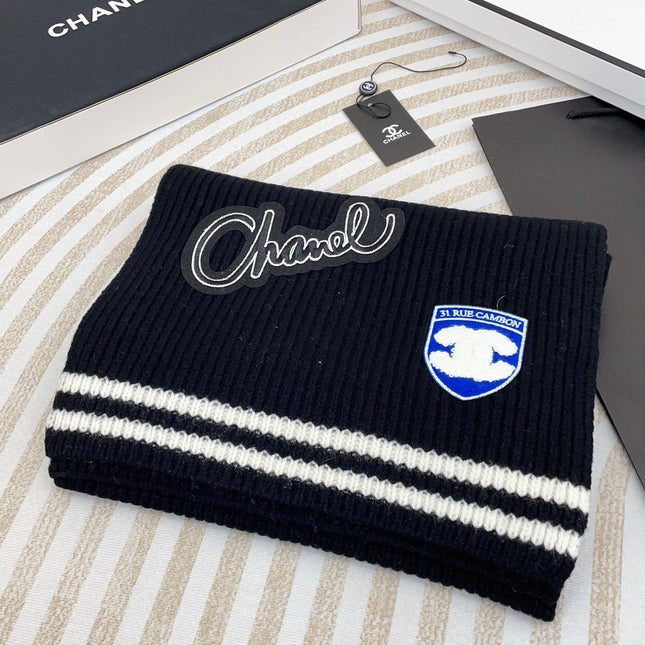 SCARF 180 CM IN BLACK PURE CASHMERE WITH STICKER 389998