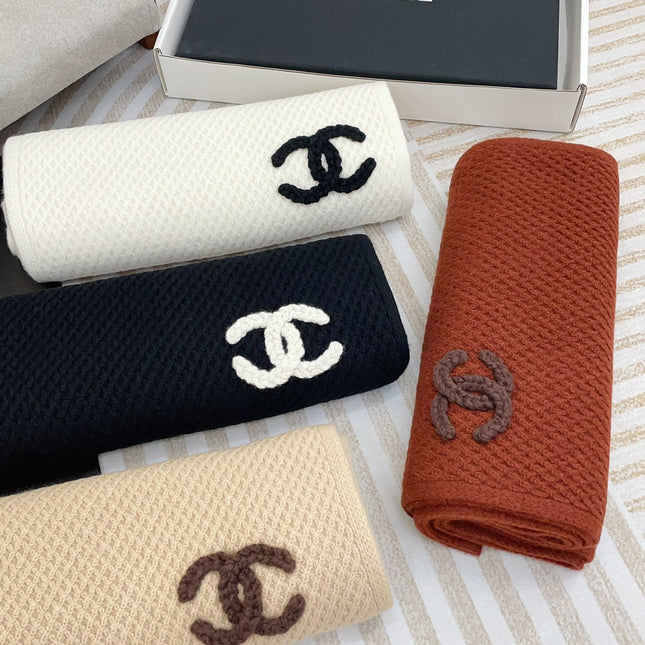 SCARF 190 CM IN DESERT BROWN CASHMERE 393185