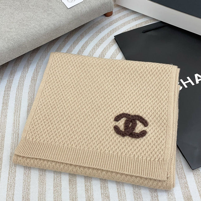 SCARF 190 CM IN DESERT BROWN CASHMERE 393185