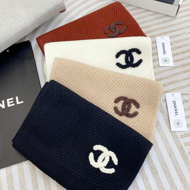 SCARF 190 CM IN RED BROWN CASHMERE 393186