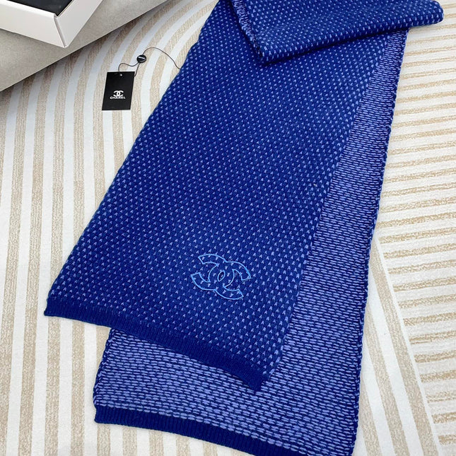 SCARF 180 CM IN AZURE BLUE CASHMERE  394593