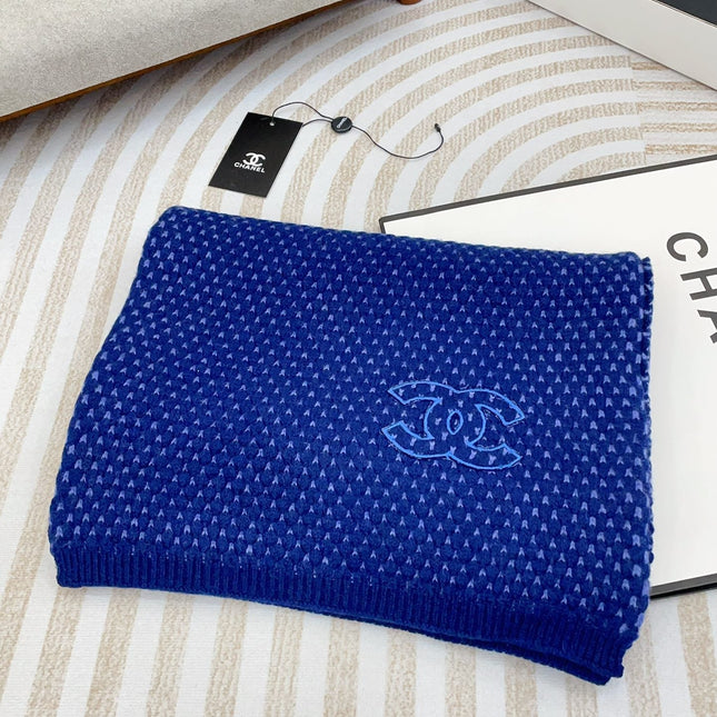 SCARF 180 CM IN AZURE BLUE CASHMERE  394593