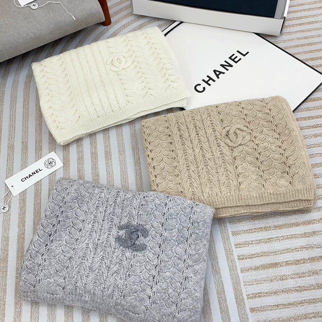 SCARF 190 CM IN KHAKI TAN CASHMERE 396246