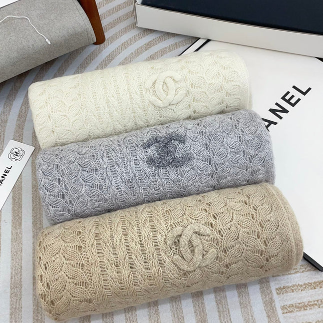 SCARF 190 CM IN KHAKI TAN CASHMERE 396246