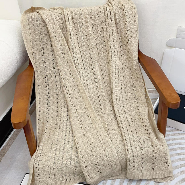 SCARF 190 CM IN KHAKI TAN CASHMERE 396246