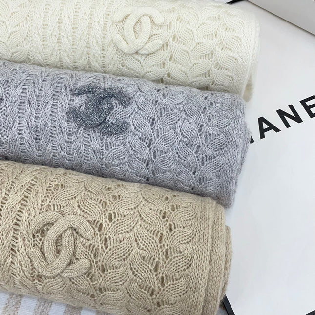 SCARF 190 CM IN CLOUD GRAY CASHMERE 396247