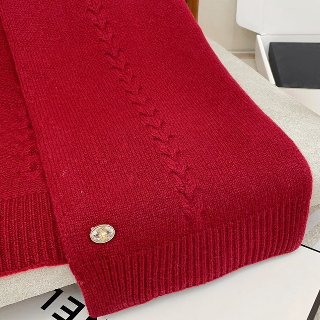 SCARF 180 CM IN RUBY RED CASHMERE 398266