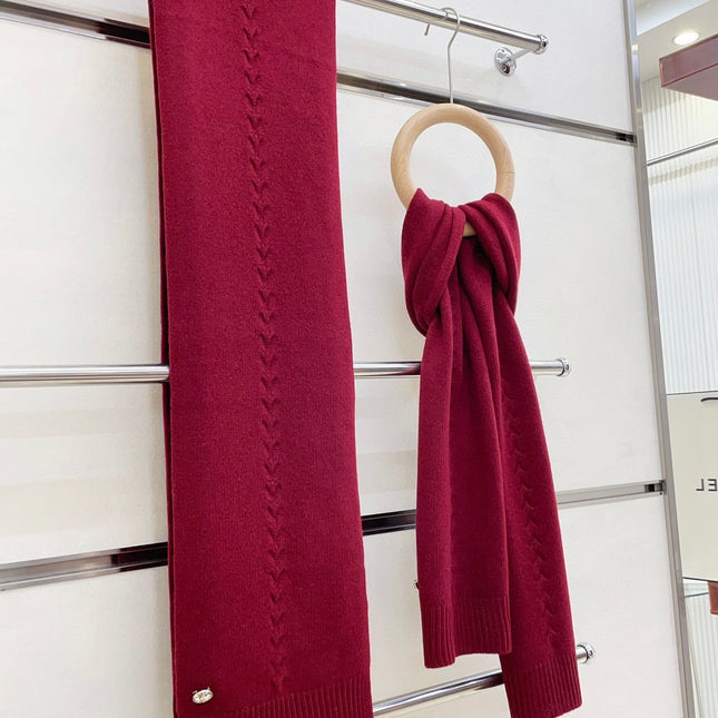 SCARF 180 CM IN RUBY RED CASHMERE 398266