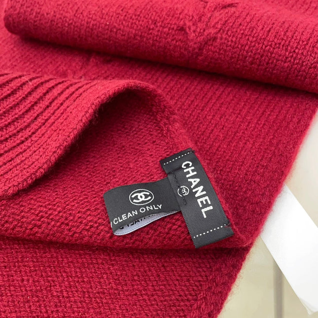 SCARF 180 CM IN RUBY RED CASHMERE 398266