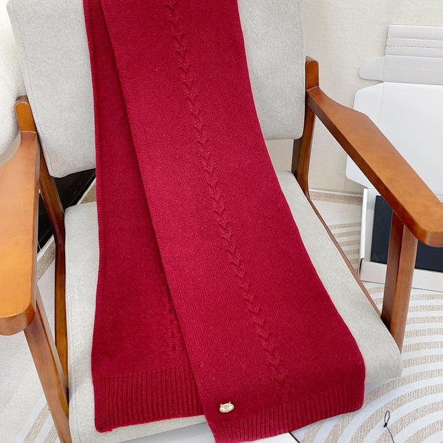 SCARF 180 CM IN RUBY RED CASHMERE 398266