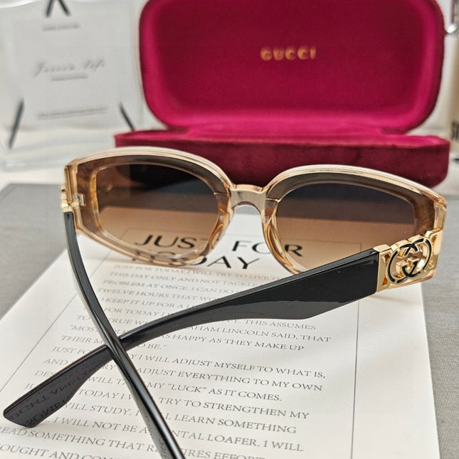 GEOMETRIC FRAME SUNGLASSES 58034 IN ACETATE