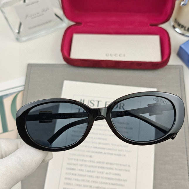 OVAL FRAME SUNGLASSES 58053 IN ACETATE