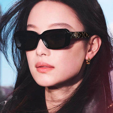 RECTANGULAR SUNGLASSES 55149 IN ACETATE